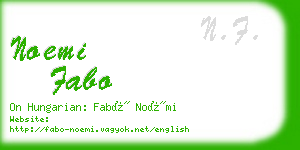 noemi fabo business card